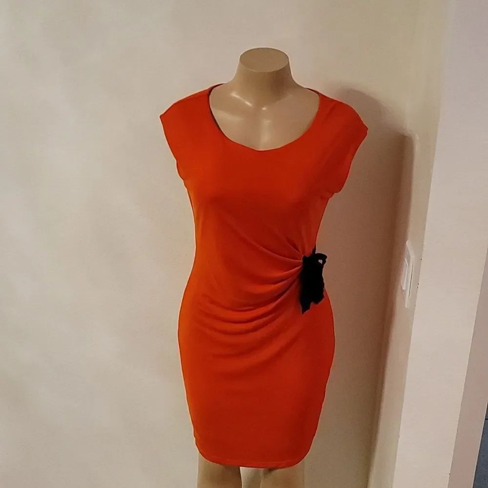 THE LIMITED SLEEVELESS SIDE RUCHED DETAILS WOMEN"S DRESS - Picture 10 of 13